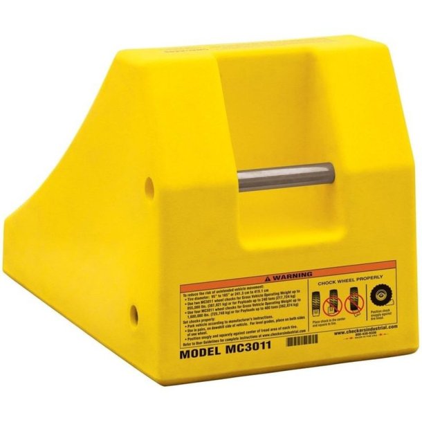 Checkers hjulklodser MC3011 - Wheel Chocks til 95-165" dk