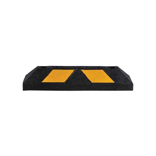 Checkers parkeringsstop Park-It - 55cm - Sort/Gul - genbrugsgummi