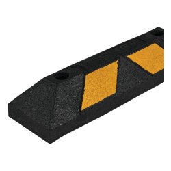 Checkers parkeringsstop Park-It - 55cm - Sort/Gul - genbrugsgummi