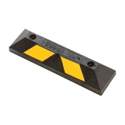 Checkers parkeringsstop Park-It - 55cm - Sort/Gul - genbrugsgummi