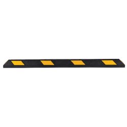 Checkers Parkeringsstop Park-it - 180cm Sort/Gul - genbrugsgummi