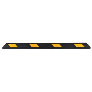 Checkers Parkeringsstop Park-it - 180cm Sort/Gul - genbrugsgummi