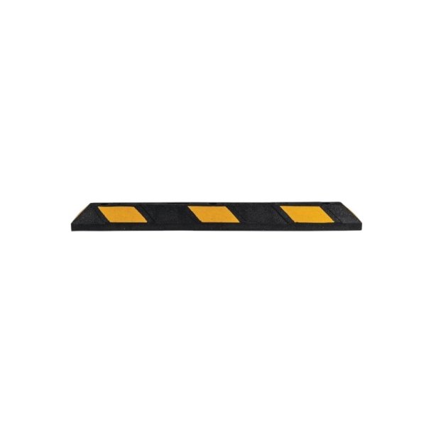 Checkers Parkeringsstop Park-it - 90cm Sort/Gul - genbrugsgummi