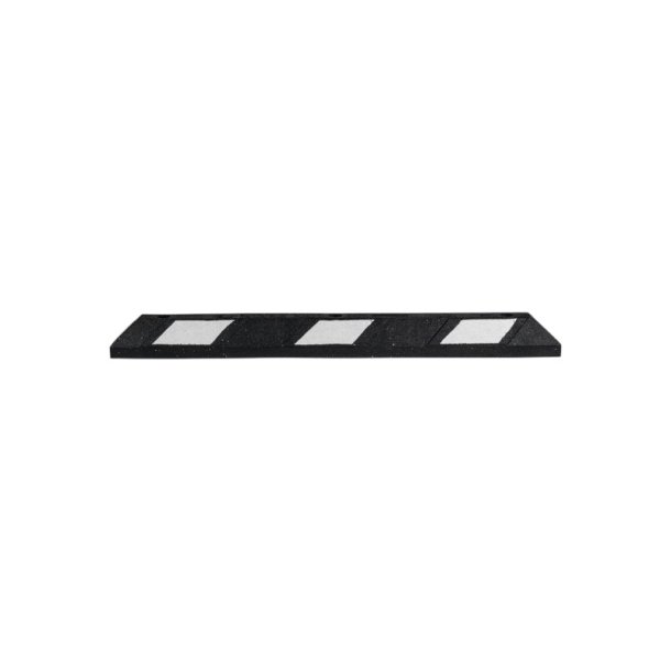Checkers Parkeringsstop Park-it - 90cm Sort/Hvid - genbrugsgummi