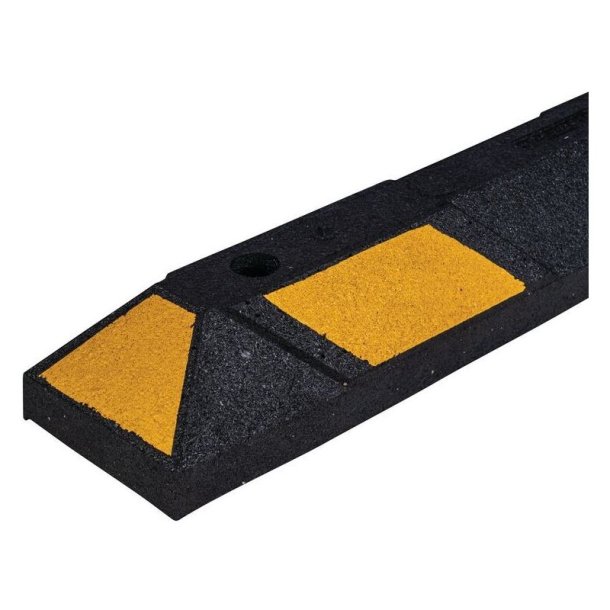 Checkers Parkeringsstop Park-it - 180cm Sort/Gul - genbrugsgummi