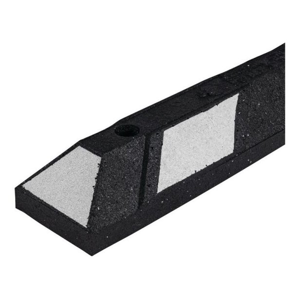 Checkers Parkeringsstop Park-it - 120cm Sort/Hvid - genbrugsgummi