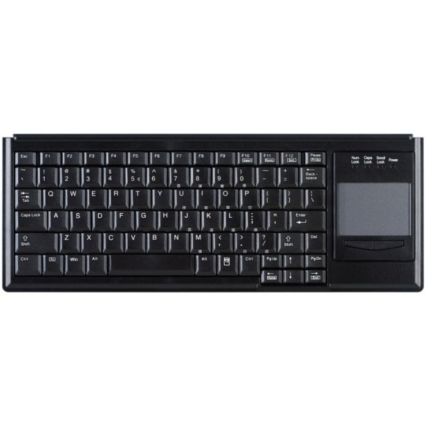 Cherry AK-4400 Industry 4.0 medicinsk tastatur - Touchpad - kabel - sort - UK
