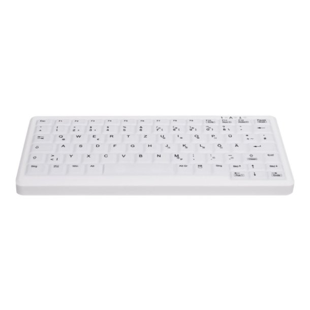 CHERRY AK-C4110 tastatur Medicinsk USB QWERTY Norsk Hvid
