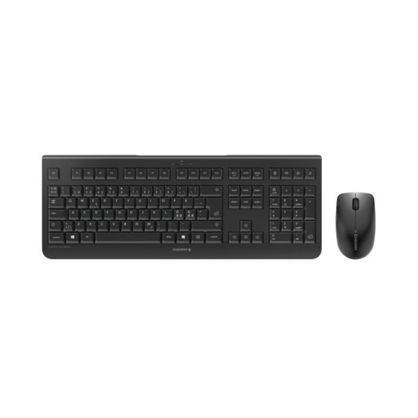 Cherry tastatur - DW 3000 - RF trdlst - QWERTY - Nordisk - Sort