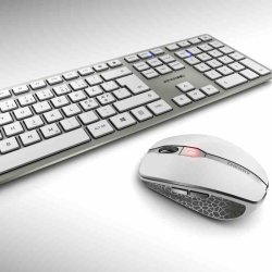 Cherry DW9100 slim tastatur og mus - BT+trdlst - Nordisk - Slv