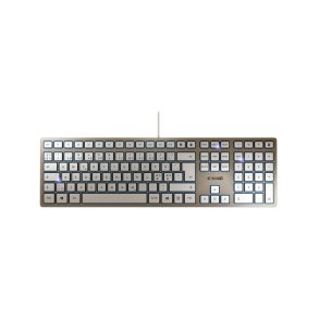 Cherry KC6000 Slim tastatur - kabel - Nordisk - S�lv