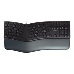 Cherry KC4500 Ergonomisk tastatur - kabel - Nordisk - Sort
