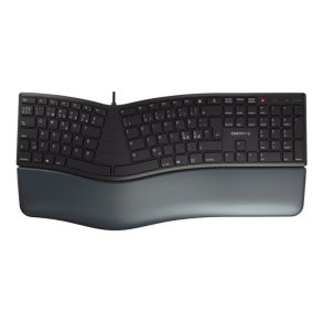 Cherry KC4500 Ergonomisk tastatur - kabel - Nordisk - Sort