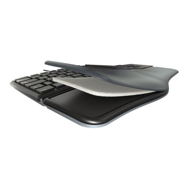 Cherry KC4500 Ergonomisk tastatur - kabel - Nordisk - Sort