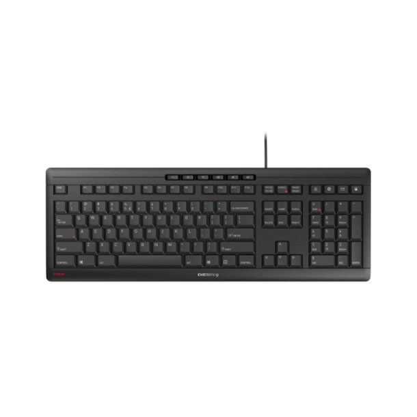 Cherry tastatur - STREAM - USB QWERTY - Nordisk - Sort