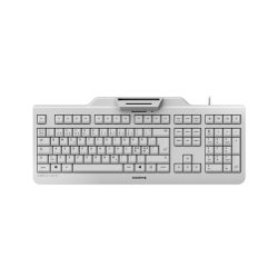 Cherry KC1000SC tastatur Smart Card - kabel - Nordisk - hvid