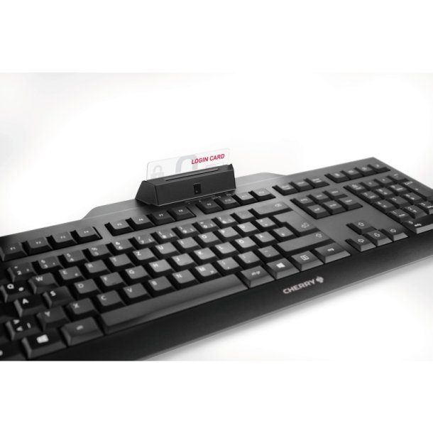 Cherry KC1000SC tastatur Smartcard - kabel - Nordisk - Sort