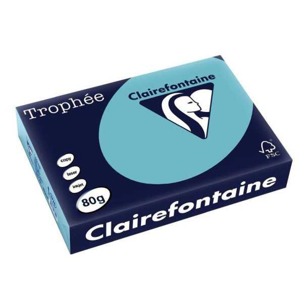 Clairefontaine Trophee farvet papir - A4 - 80g - Almue - 500 ark