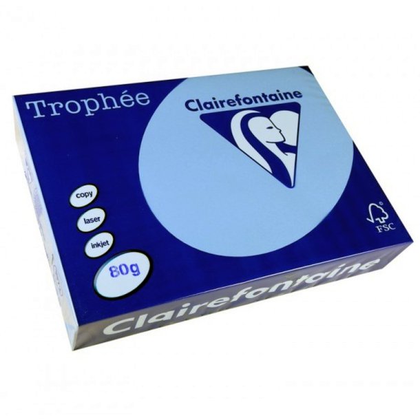 Clairefontaine Trophee farvet papir - A4 - 80g - Lavendel - 500 ark