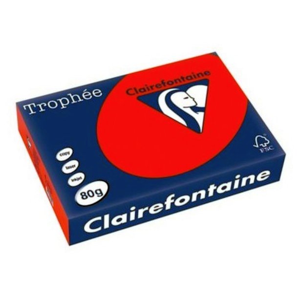 Clairefontaine Trophee farvet papir - A4 - 80g - Julerd - 500 ark