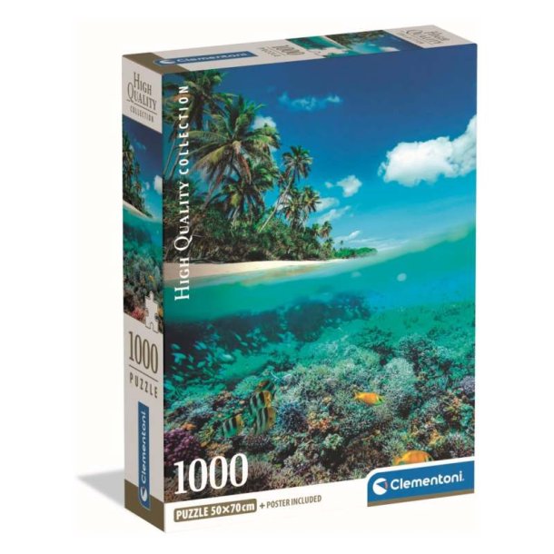 Clementoni puslespil 1000 brikker - CB HQC Summer Paradise
