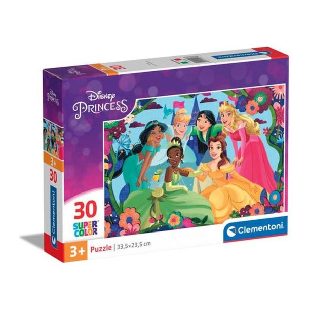 Clementoni puslespil 30 brikker - Disney Princess