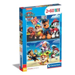 Clementoni puslespil 2 x 60 brikker - Paw Patrol