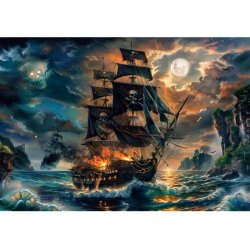 Clementoni puslespil 300 brikker - Pirates Of The Haunted Seas