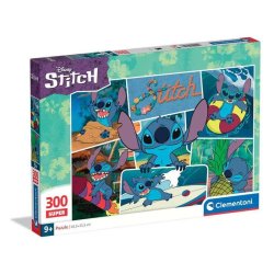 Clementoni puslespil 300 brikker - Disney Stitch