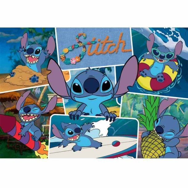 Clementoni puslespil 300 brikker - Disney Stitch