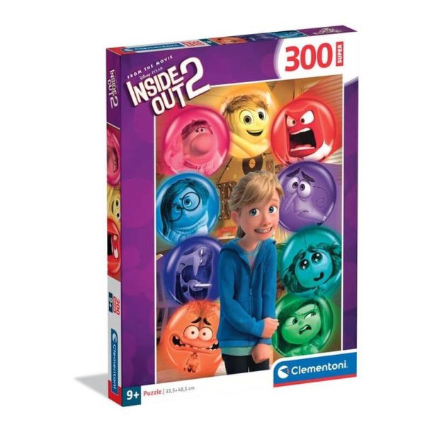 Clementoni puslespil 300 brikker - Disney Inside Out 2