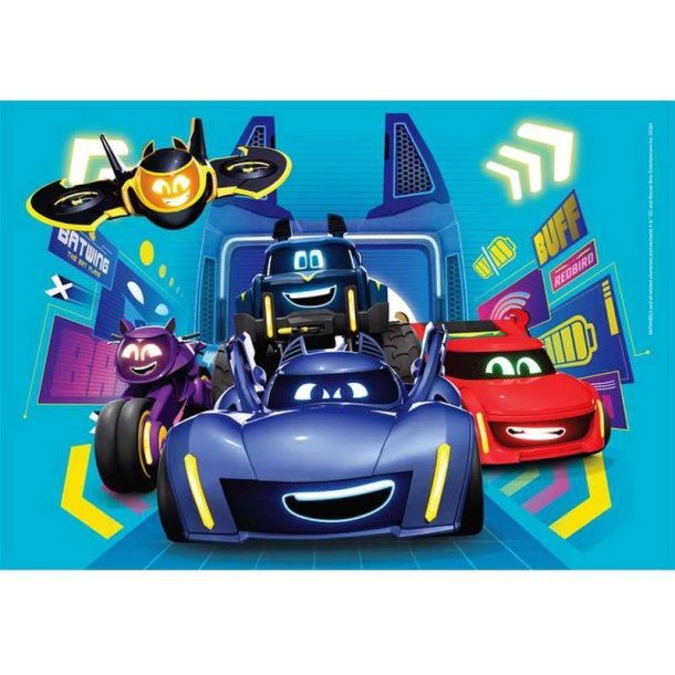 Clementoni puslespil 2 x 60 brikker - Batwheels