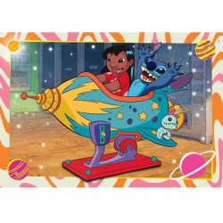 Clementoni puslespil 2 x 60 brikker - Disney Stitch