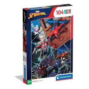 Clementoni puslespil 104 brikker - Marvel Spider-Man