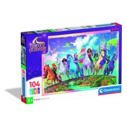 Clementoni puslespil 104 brikker - Unicorn Academy