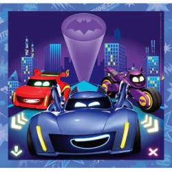 Clementoni puslespil 3 x 48 brikker - Batwheels