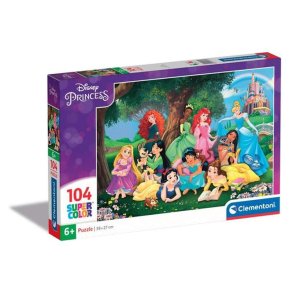 Clementoni puslespil 104 brikker - Disney Princess