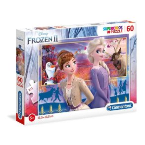 Clementoni puslespil 60 brikker - Disney Frozen 2