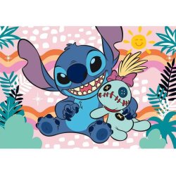 Clementoni puslespil 60 brikker - Disney Stitch