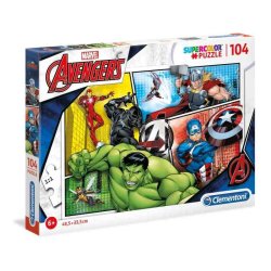 Clementoni puslespil 104 brikker - Avengers