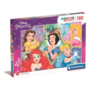 Clementoni puslespil 180 brikker - Disney Princess