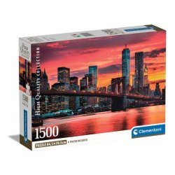 Clementoni puslespil 1500 brikker - CB HQC East River At Dusk