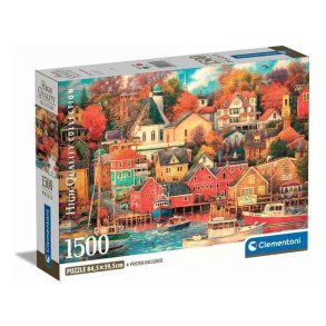 Clementoni puslespil 1500 brikker - CB HQC Good Times Harbor