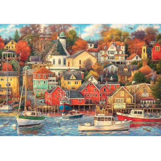 Clementoni puslespil 1500 brikker - CB HQC Good Times Harbor