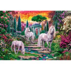 Clementoni puslespil 2000 brikker - HQC Classical Garden Unicorns