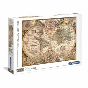 Clementoni puslespil 3000 brikker - HQC Old Map