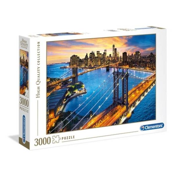Clementoni puslespil 3000 brikker - HQC New York