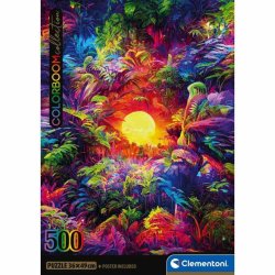 Clementoni puslespil 500 brikker - CB HQC Colorbloom