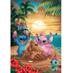 Clementoni puslespil 500 brikker - CB HQC Disney Stitch