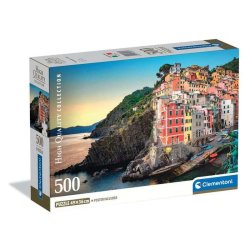 Clementoni puslespil 500 brikker - CB HQC Riomaggiore Coast